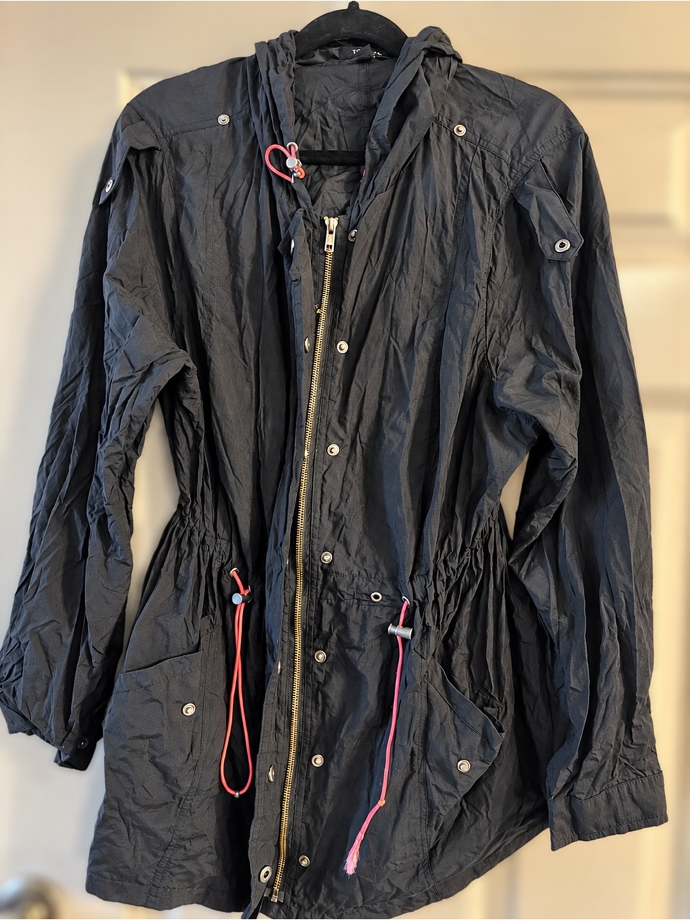 torrid Black Hooded Utility Anorak